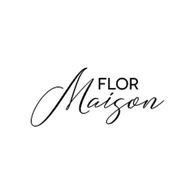 Logo elegante di Flor Maison, caratterizzato da una calligrafia fluida e sofisticata che evoca stile e raffinatezza.